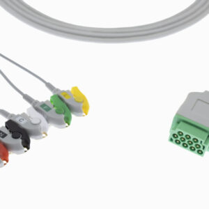 GE 11 pin 5 Lead Clip Type ECG Monitor Cable
