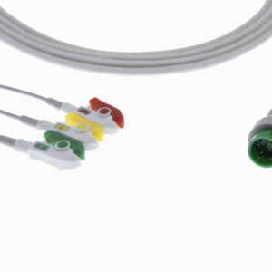 Hwatime 6 pin 3 Lead Clip Type ECG Monitor cable / 22EMHT6P3GI