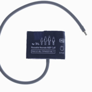 Reusable NIBP Single Hose Cuff Neonate 6 cm to 11 cm Grey
