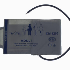 Reusable NIBP Single Hose Cuff Adult 25cm to 35 cm Grey